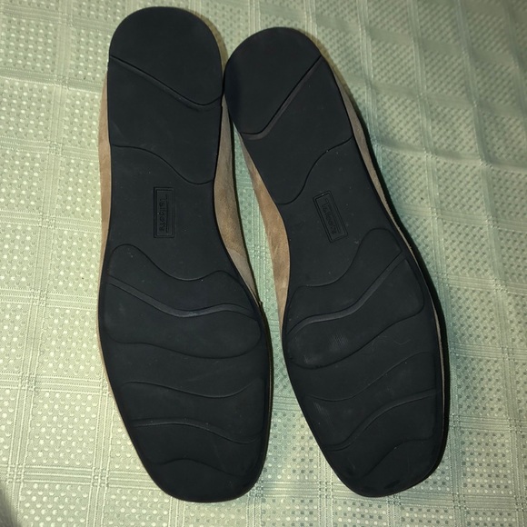 Talbots Women’s Cream Leather Suede Loafers - Picture 7 of 8